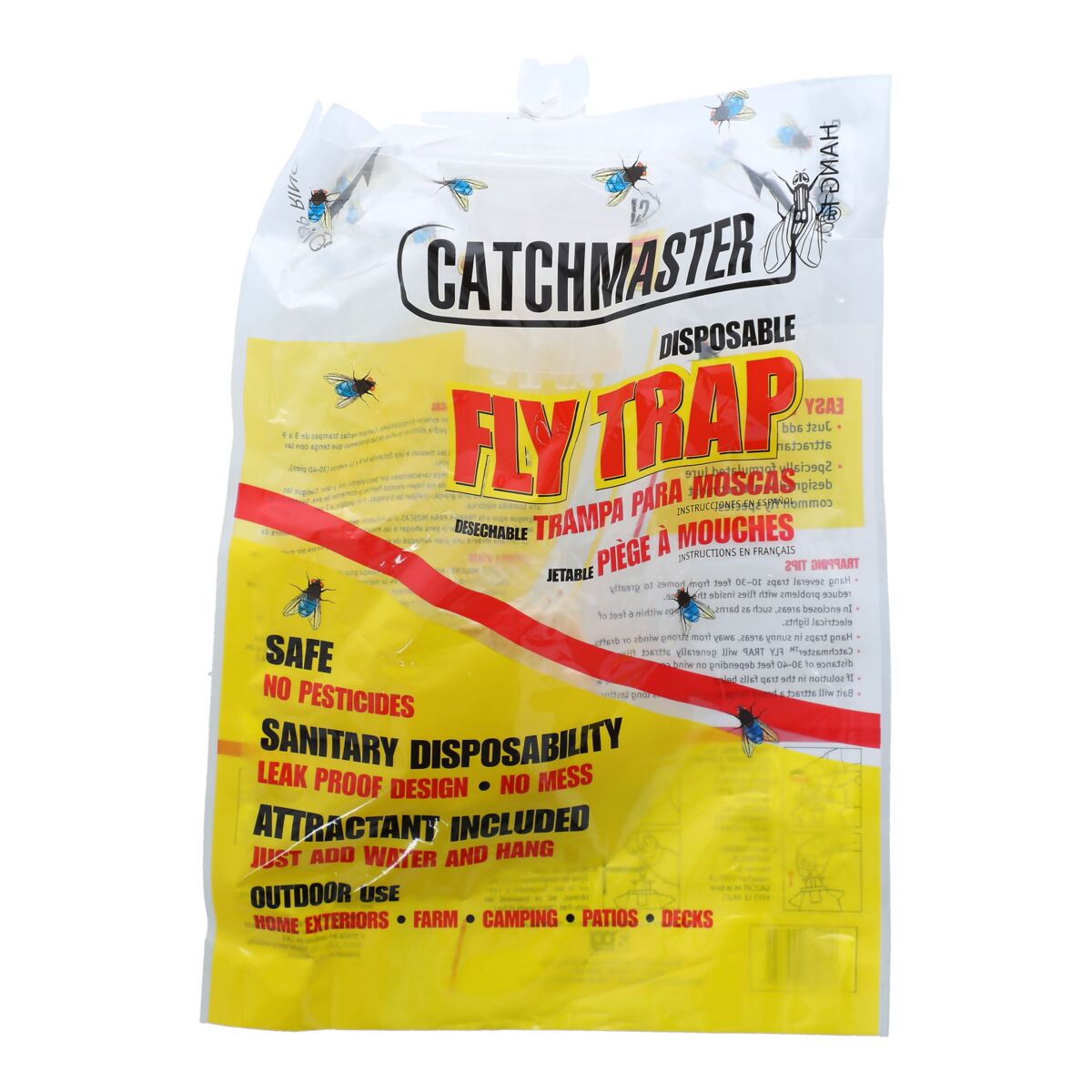Catch Master Disposable Fly Trap Bag 28 x 20cm CATCH MASTER All